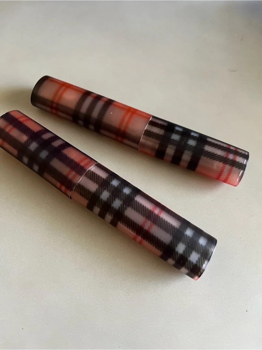 Plaid Reading Glasses - Pink/Brown Plaid